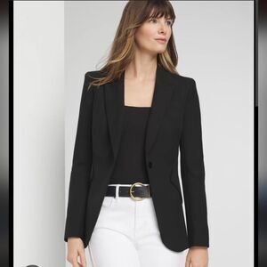 White House Black Market Classic Black Blazer Size 2